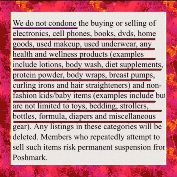 🚫PROHIBITED ITEMS ON POSHMARK🚫 - Picture 3 of 5